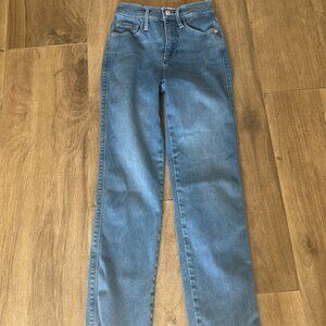Frame Le Sylvie Slender Straight Leg Jeans Size 23